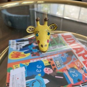 Betsy Johnson Giraffe Ring
